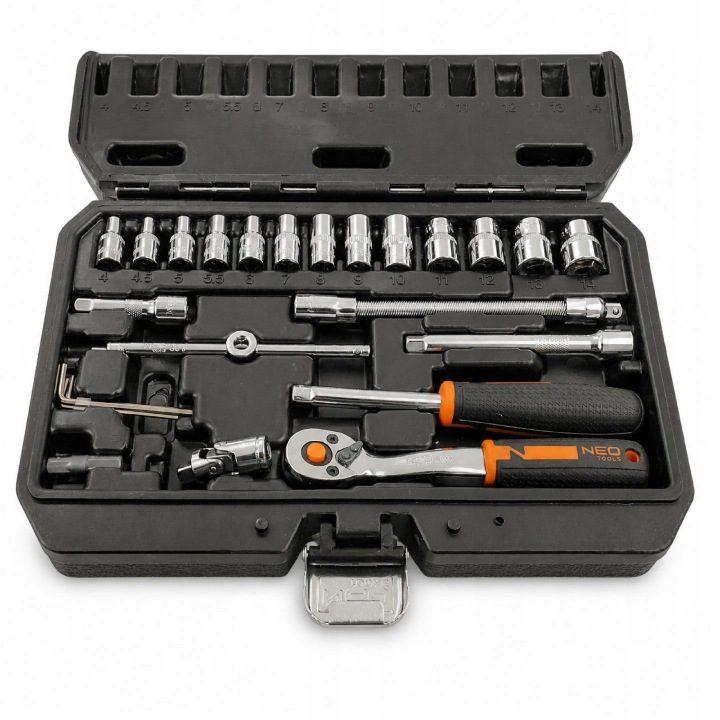 Комплект Ключей Торцевых Neo Tools 46 шт. 1/4", фото 3
