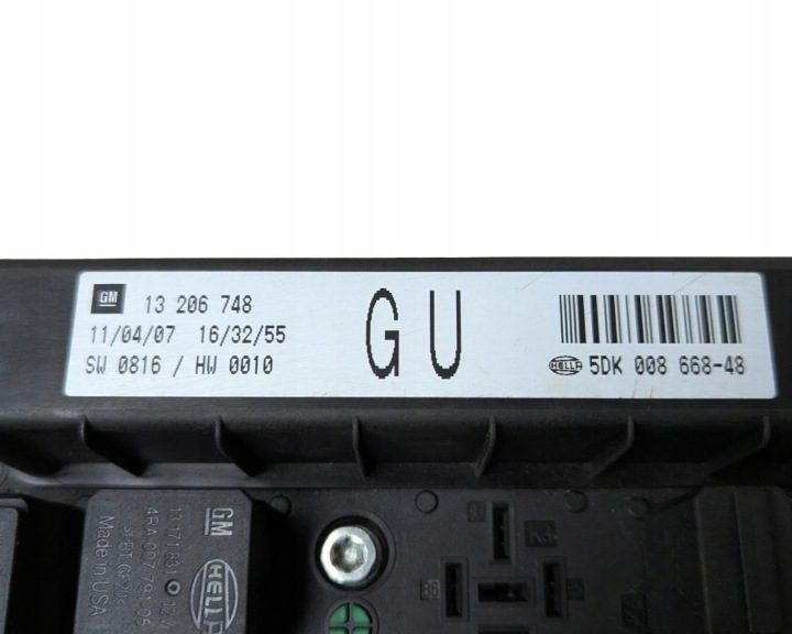 Блок предохранителей Opel Astra H рестайлинг 2007 13206748, фото 4