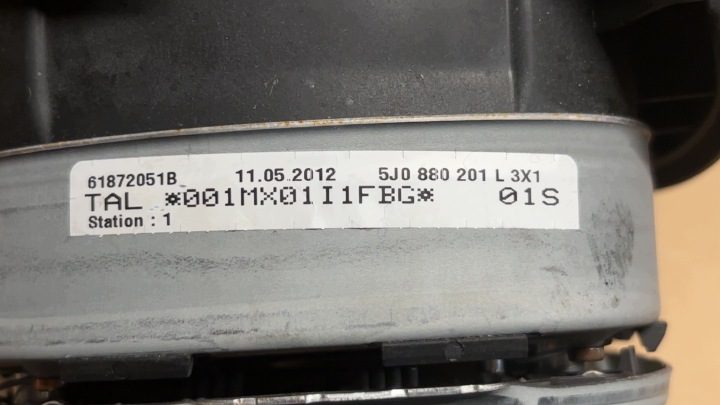 ПОДУШКА БЕЗОПАСНОСТИ AIRBAG ВОДИТЕЛЯ SKODA FABIA OCTAVIA II 5J0880201L, фото 7