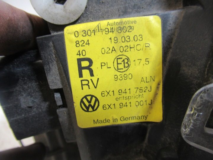 ФАРА ЛЕВАЯ ПЕРЕДНЯЯ VOLKSWAGEN FOX, фото 4