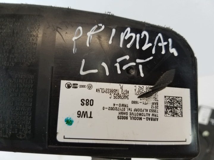 ПОДУШКА БЕЗОПАСНОСТИ СИДЕНЬЯ AIRBAG ПРАВЫЙ SEAT IBIZA IV 6J 6R0880242C, фото 4