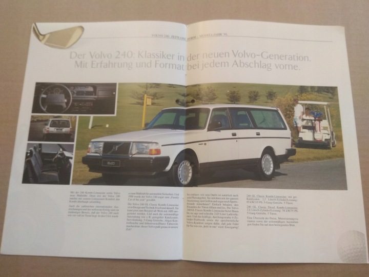 Проспект - VOLVO - 240 / 940 / 960 - УНИВЕРСАЛ - 1991 г., фото 2