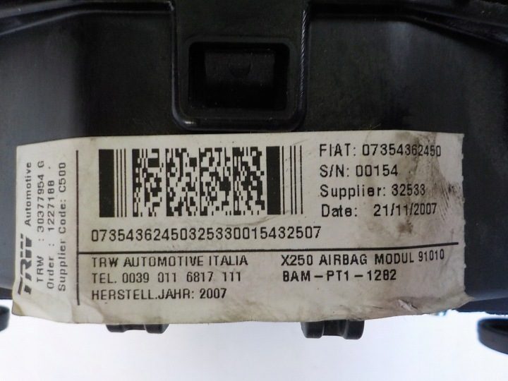 Citroen Jumper II U9 подушка водителя Airbag 07 г., фото 6