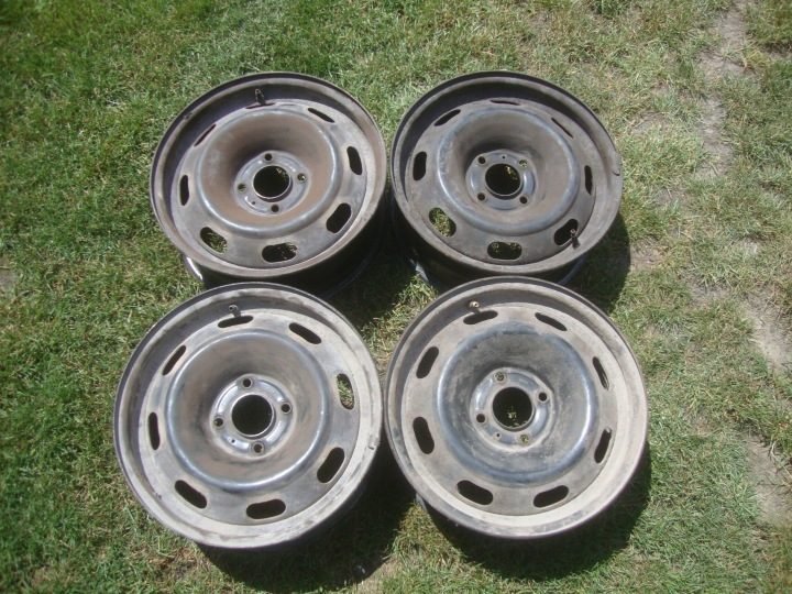 4× Штампованный диск Peugeot OE 6.0" x 15" 4x108 ET 27, фото 1