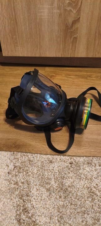 Капот защитный полнолицевой многоразовый Sundstrom SR 200 z стеклом PC, фото 5