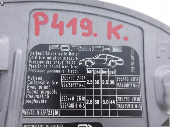 Porsche 911 996 турбо Carrera 4S рестайлинг 01-05 крышка лючок горловины бензобака, фото 3