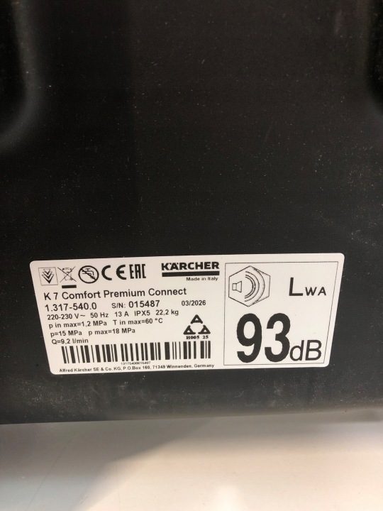 Мойка высокого давления Karcher K7 180 бар 3000 Вт 1.317-540.0, фото 11