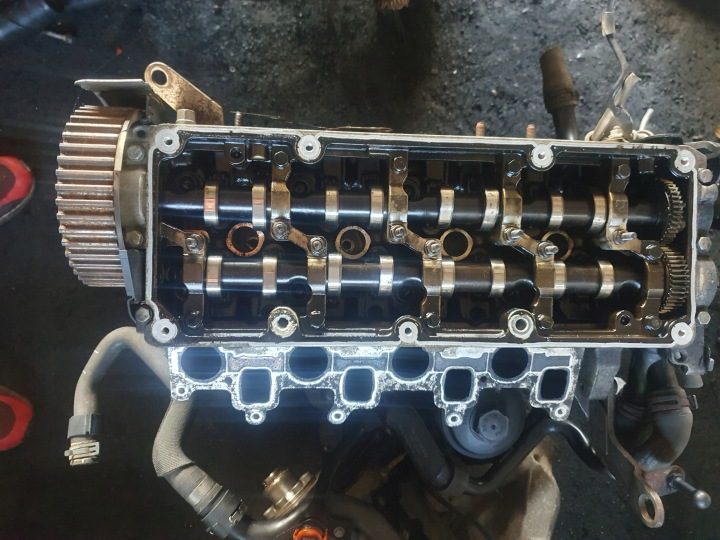 ГОЛОВКА БЛОКА ЦИЛИНДРОВ ВАЛЫ VW AUDI SEAT SKODA 2.0 TDI 03L103373E, фото 4