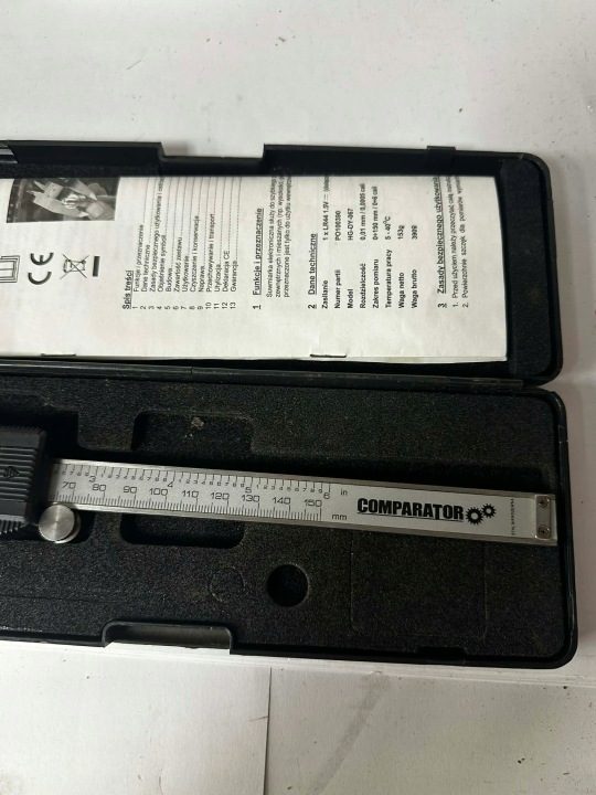 ШТАНГЕНЦИРКУЛЬ CYFROWA ЭЛЕКТРОННЫЙ С TWORZYWA SZTUCZNEGO 0-150mm MAR-POL, фото 5