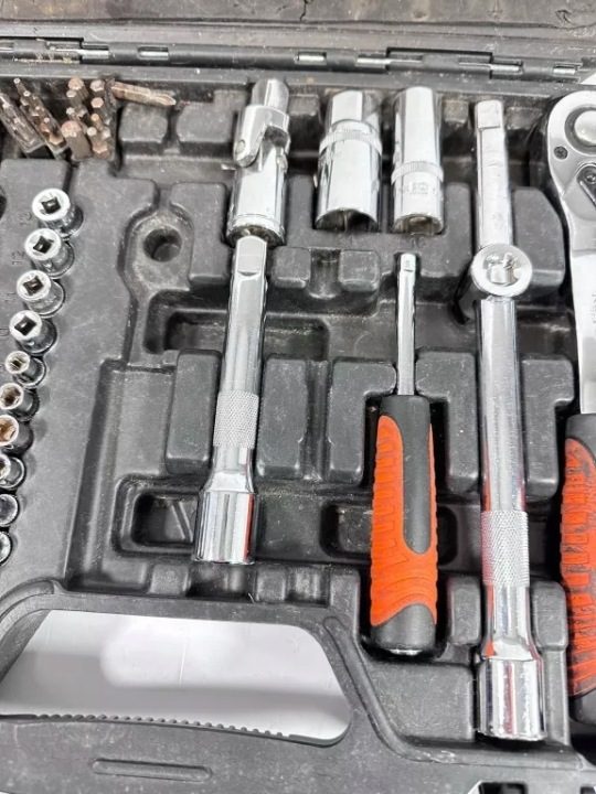 NEO TOOLS Торцевые головки 1/2" 1/4" 73 шт. Кейс Сталь CR-V, фото 2