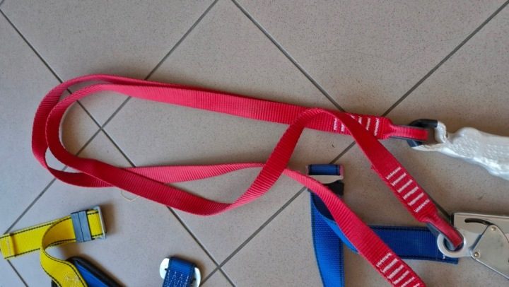 Амортизатор безопасности Protekt с podwójną linką elastyczną, фото 4