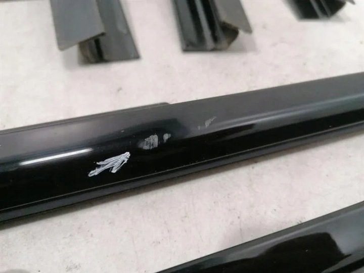 Молдинги кузова BMW 5 F90 G30 M5 7390121 черные глянец Shadow Line, фото 7