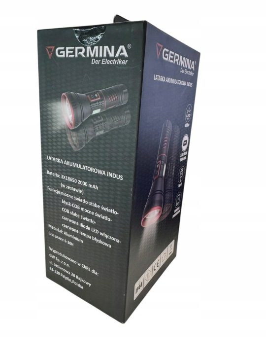 Фонарик классический Germina 650 lm LED, фото 5