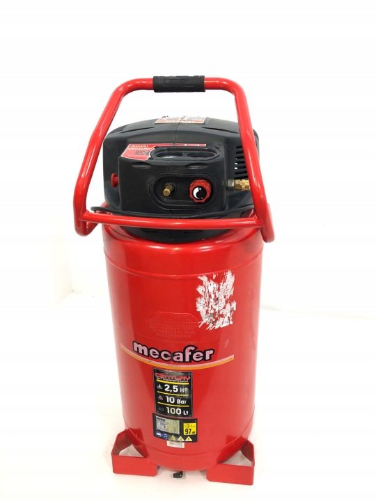 Компрессор Вертикальный NuAIR MECAFER 50L 10 бар ДВИГАТЕЛЬ На запчасти, фото 2