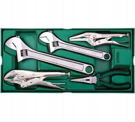 SATA подрамник инструментальный зеленый 7 ящиков 299 шт. + оснащение ST95126G_299, фото 9