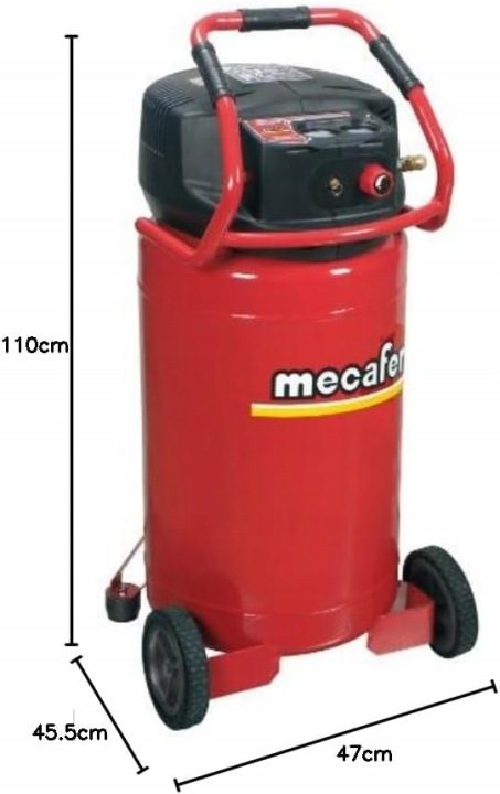 Компрессор Вертикальный NuAIR MECAFER 50L 10 бар ДВИГАТЕЛЬ На запчасти, фото 11