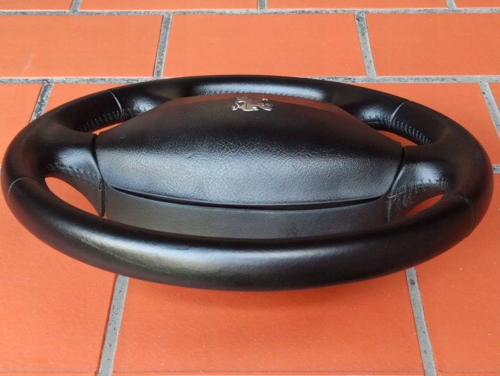 РУЛЬ Кожаный AIRBAG 9656242677 PEUGEOT 407 Кожа Оригинальная Идеальная, фото 6