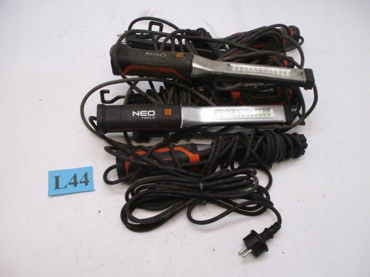 NEO ЛАМПА ПЕРЕНОСНАЯ АККУМУЛЯТОРНАЯ 2x2200mAh 2x350 lm LED SMDmagnes 99-047, фото 2