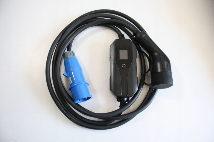 Зарядное устройство MIDA Type 2 EV с ekranem цифровым регулируемое prąd, разъем CEE, фото 2