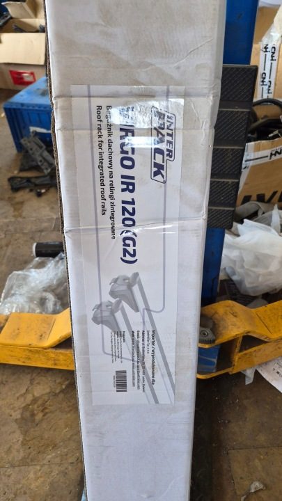Inter Pack Virgo IR 120 G2 багажник на крышу рейлинги серебристые 75 кг T-profil, фото 11