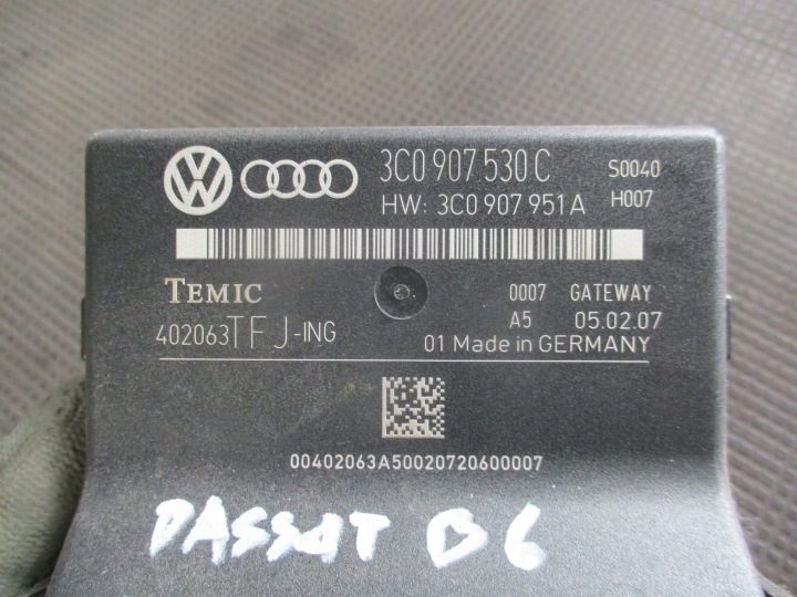 Модуль Gateway VW Passat B6 05-12 3C0907530C, фото 2