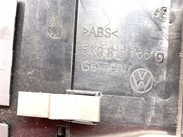 ДЕФЛЕКТОР ОБДУВА ПЕРЕДНИЙ СРЕДНИЙ VW GOLF VI 5K0815736D Хэтчбек 08-14, фото 4