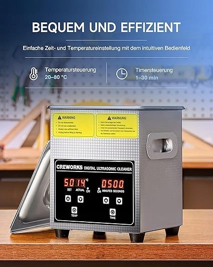 МОЙКА УЛЬТРАЗВУКОВАЯ 3L ПРОФЕССИОНАЛЬНАЯ 35W, фото 6