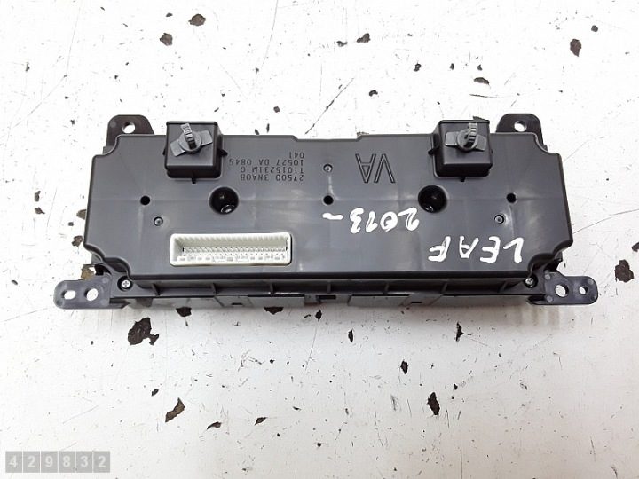 2013 Nissan Leaf Модуль управления кондиционером 275003na0b, фото 2