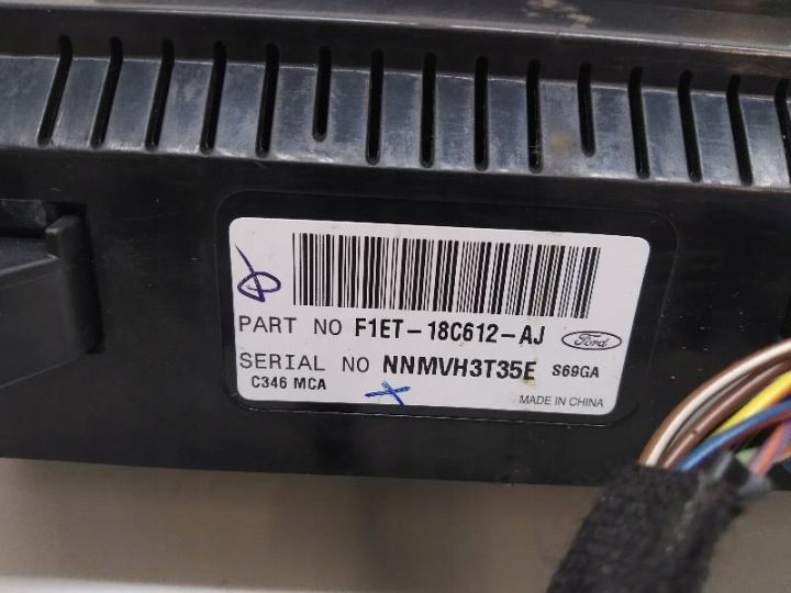 Блок управления климатом обдува Ford OE F1ET-18C612-AJ, фото 3
