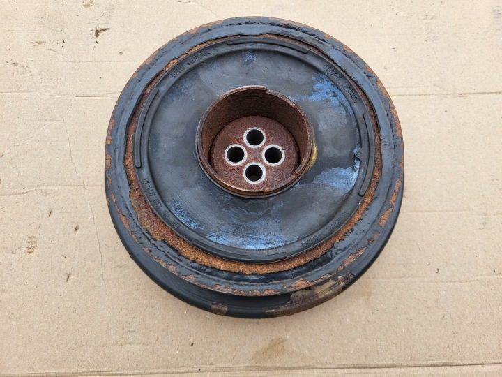 ШКИВ ВАЛА BMW X5 F15 E70 E71 X6 F16 F10 F35 F30 3.0D 3.5D N57 ОРИГ., фото 1