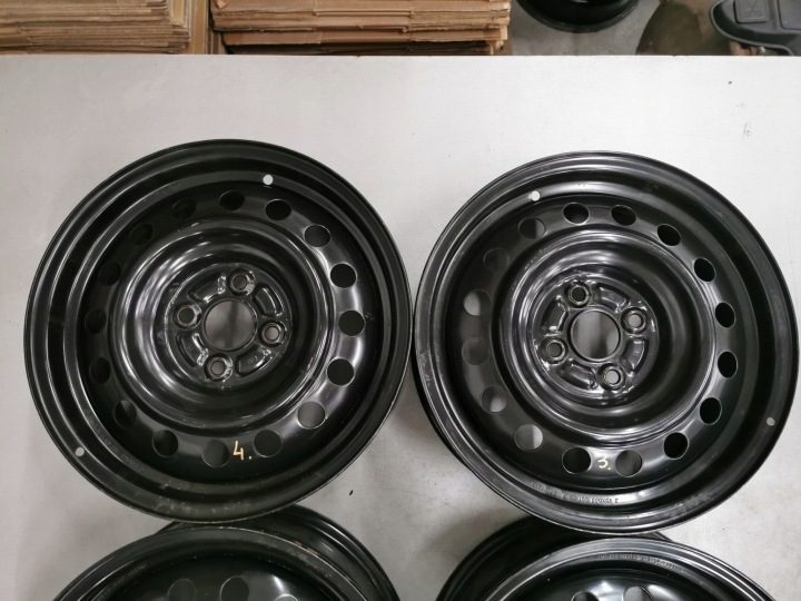 4× Штампованный диск Toyota OE Corolla, Yaris 6.0" x 15" 4x100 ET 45, фото 3