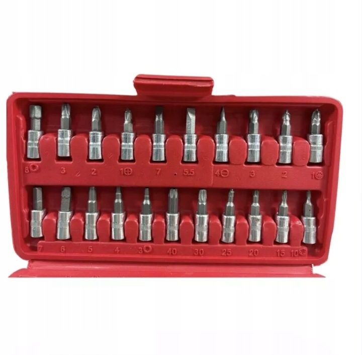 Комплект торцевых головок Riwall жесткий 110 шт. 1/2" 1/4" кейс инструментальный, фото 2