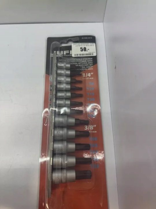 Комплект наконечников Torx на nasadkach, с otworem, 12 шт., фото 1