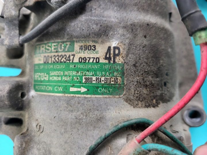 Honda Civic VIII UFO 08 г. 1.8 I-Vtec R18A2 компрессор кондиционера, фото 3