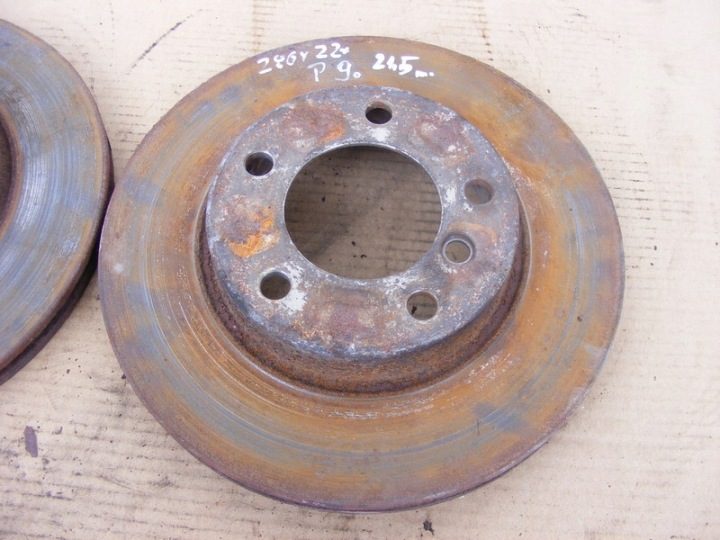 Диски тормозные вентилируемые GT-Parts передние 286 мм для BMW E36 E46, фото 3