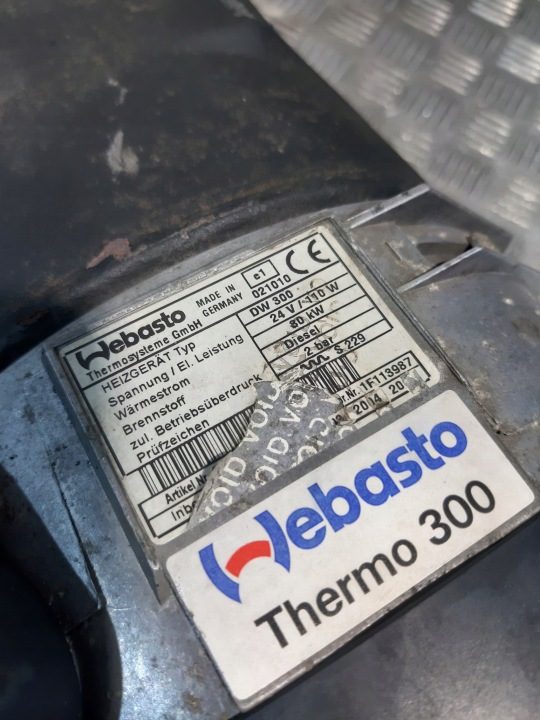 Webasto автономный отопитель Thermo 300 DW300 30 кВт, фото 2