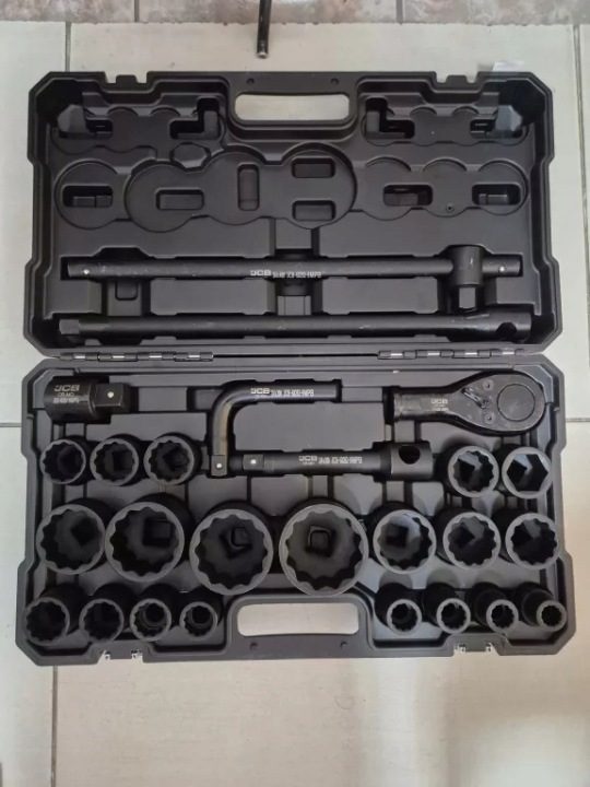 Комплект инструментов JCB насадки udarowe 3/4"-1" 26 элементов 6-kątnych, фото 1