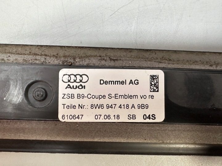 Audi A5 F5 8W купе S-Line молдинг накладки на пороги внутренние LED комплект, фото 8