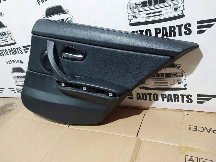 BMW 3 E91 2003 Обшивки / Обшивка двери / Комплект черный кожа шторки Hi-Ø, фото 12