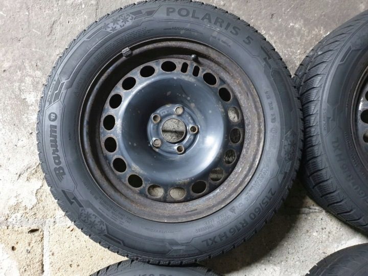 Диски стальные колеса Opel Astra R16 5x105 шины зимние 215/60R16 6 мм, фото 2