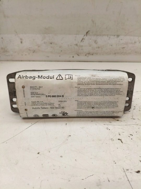 SEAT ALTEA 1 I ПОДУШКА БЕЗОПАСНОСТИ ПАССАЖИРА AIRBAG 5P0880204B, фото 1