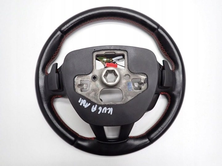 Руль мультифункциональный кожа красная строчка GV41-3600-TC Kuga MK2 II 17 г., фото 2
