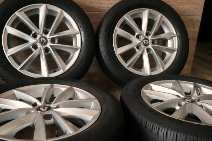 16'' Renault Megane IV Датчики Оригинал 5x114,3 Goodyear летний 205/55, фото 1