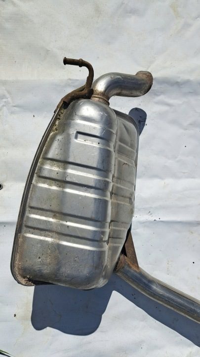 Глушитель задний труба Mercedes W211 2,7 CDI 2114910100 2114910200, фото 2