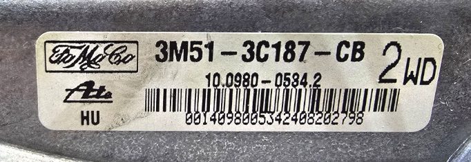 Датчик модуль ESP Volvo C30 рестайлинг 3M513C187CB, фото 5