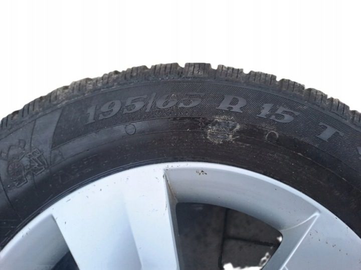 SKODA FABIA III RAPID КОЛЕСА ДИСКИ ЗИМНИЕ ШИНЫ 6 мм 195/65/15R, фото 3