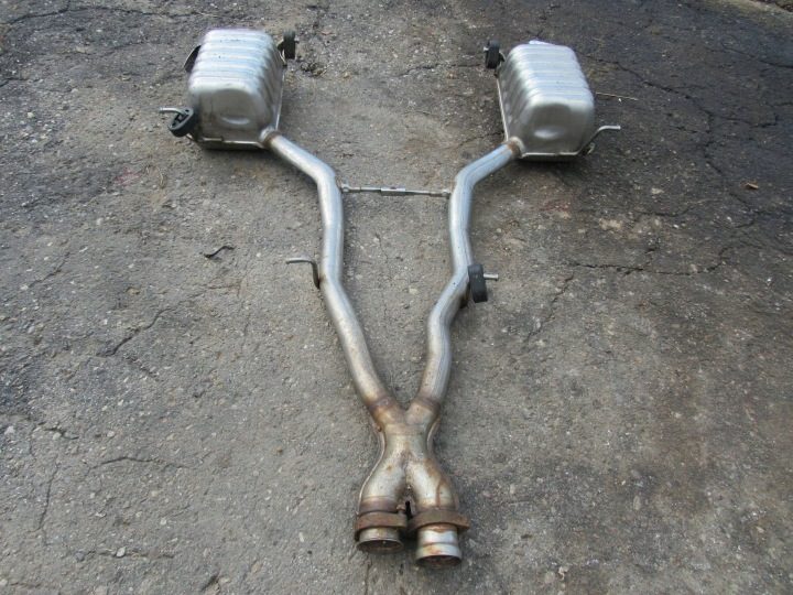 ГЛУШИТЕЛИ KOŃCOWE ВЫХЛОПА Mercedes-Benz SLK R171 171 3.5 V6 A1714910201, фото 4