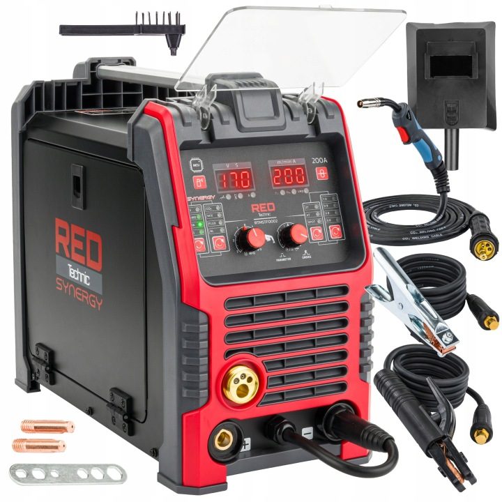 Полуавтомат сварочный MIG/MAG, MMA, TIG красный Technic 30-250 A 230 в, фото 1