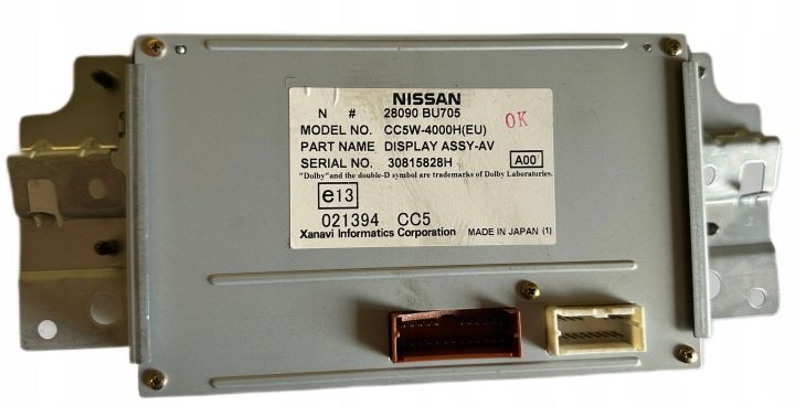 28090BU705 Дисплей Nissan Almera Tino, фото 3