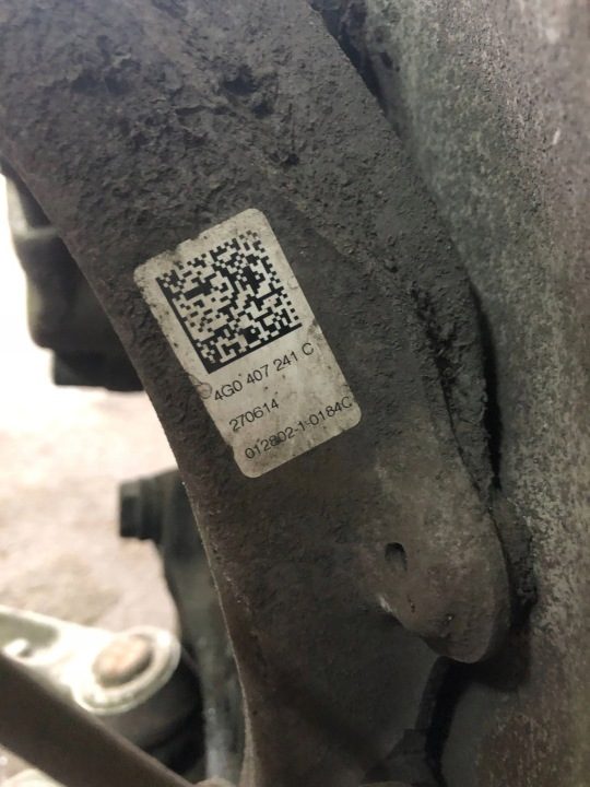 ПОВОРОТНЫЙ КУЛАК ЛЕВЫЙ ПЕРЕДНИЙ ДЛЯ AUDI A4 B8 РЕСТАЙЛИНГ СЕДАН 12-15 2.0 TDI 4G0407241C, фото 4